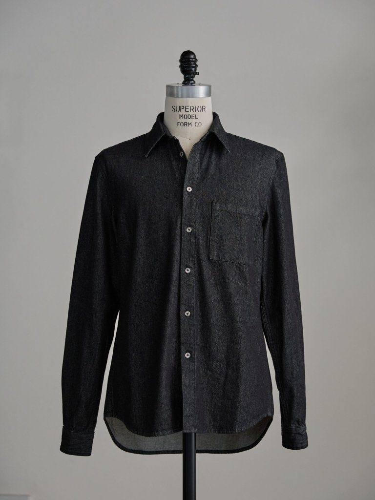 【新品】DENIM DRESS SHIRT 002 size2 pry シュウト DENIM DRESS SHIRT 002 – PGND.