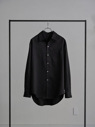CLASSIC BUTTON - FRONT SHIRT [BLACK]