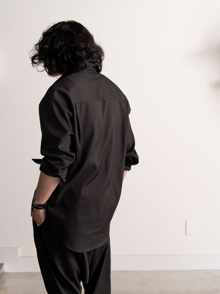 PRY シュウト　PGND CLASSIC セットアップ CLASSIC BUTTON-FRONT SHIRT [BLACK] – PGND.