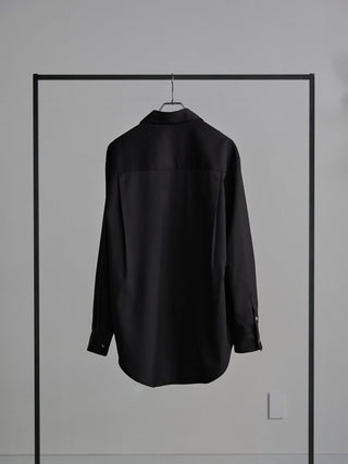 CLASSIC BUTTON - FRONT SHIRT [BLACK]