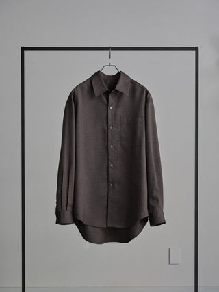 CLASSIC BUTTON - FRONT SHIRT [GREIGE]