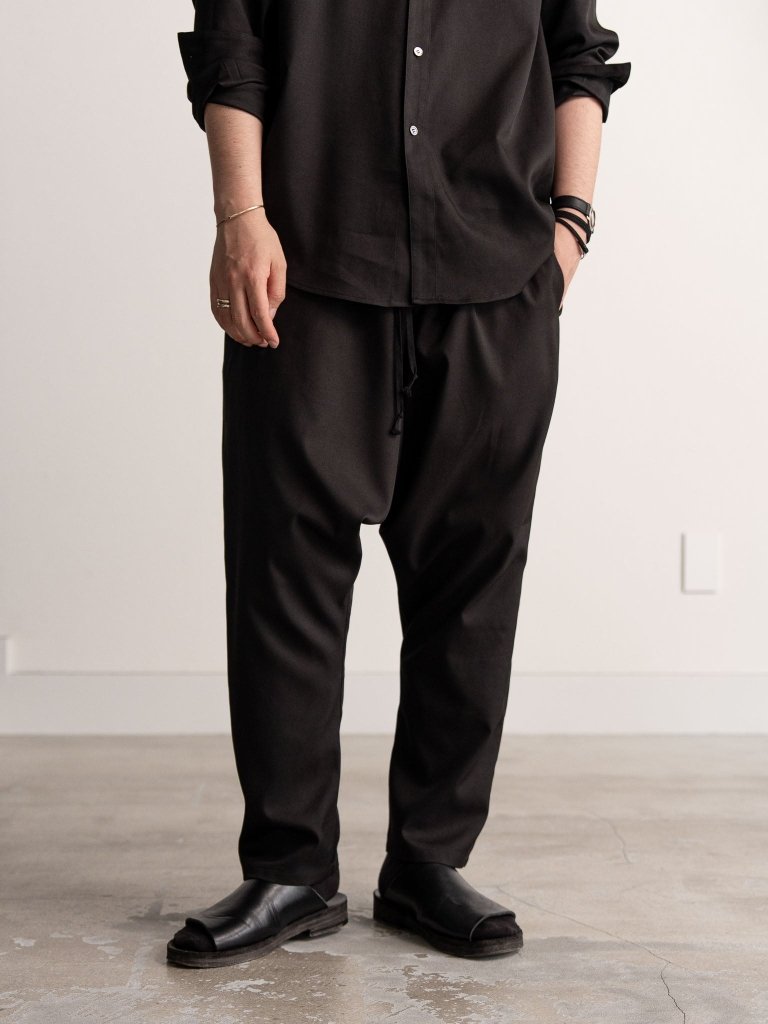 PRY PGND シュウト　CLASSIC SAROUEL SLACKS CLASSIC SAROUEL SLACKS [BLACK] – PGND.