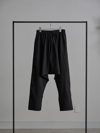 CLASSIC SAROUEL SLACKS [BLACK]