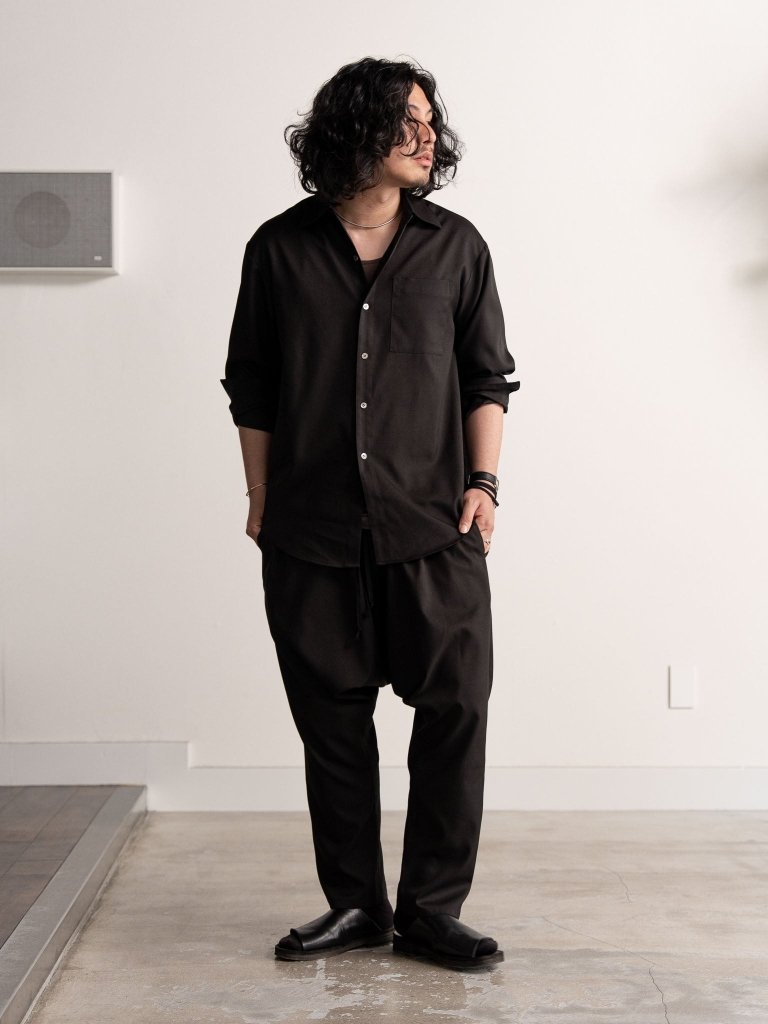 PRY PGND シュウト　CLASSIC SAROUEL SLACKS CLASSIC SAROUEL SLACKS [BLACK] – PGND.