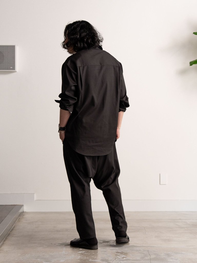 CLASSIC SAROUEL SLACKS [BLACK] – PGND.