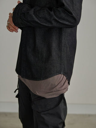 DENIM DRESS SHIRT 002