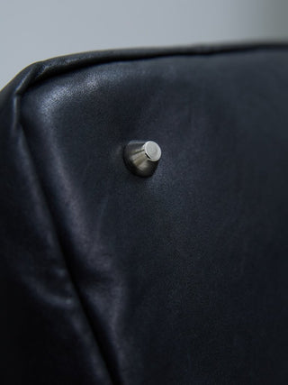 FRONT ZIP LEATHER TRAVEL BAG [LĀVE LEATHER]