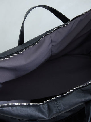 FRONT ZIP LEATHER TRAVEL BAG [LĀVE LEATHER]
