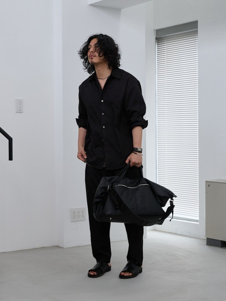 FRONT ZIP LEATHER TRAVEL BAG [LĀVE LEATHER] – PGND.
