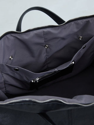 FRONT ZIP LEATHER TRAVEL BAG [LĀVE LEATHER]