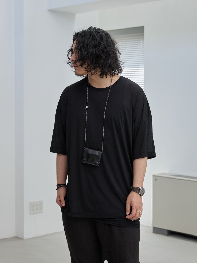 PRY シュウト LAYERED SHEER T-SHIRT ブラック 1 LAYERED SHEER T-SHIRT [BLACK] – PGND.