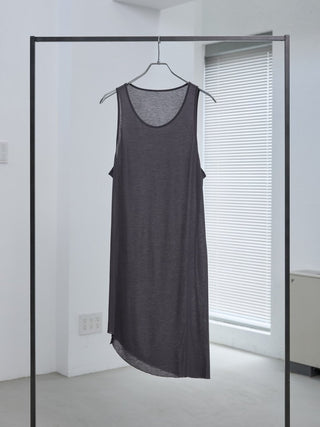LAYERED SHEER TANK TOP [GRAY]
