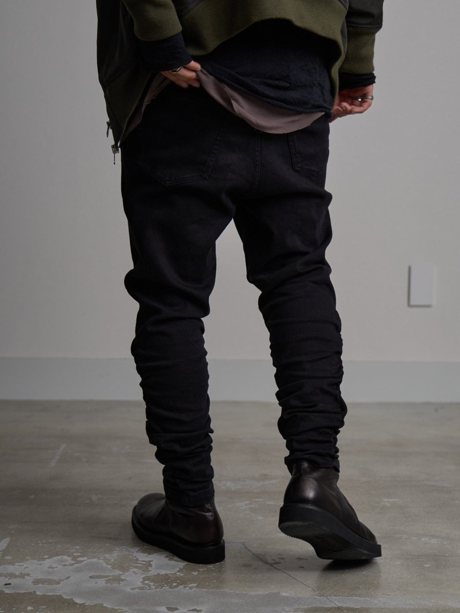 a*g様 新品未使用 pry SHIRRING SAROUEL SKINNY J SHIRRING SAROUEL SKINNY JEANS[black] – PGND.