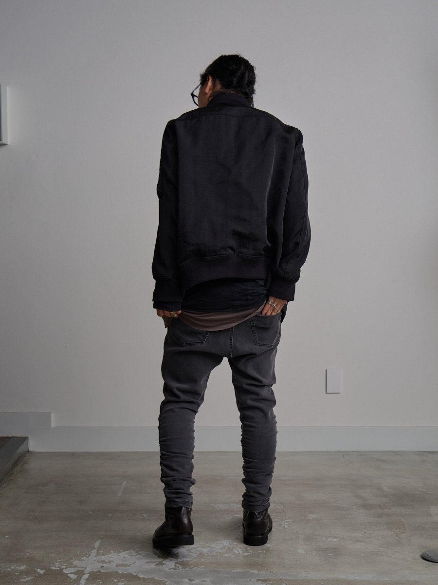 PRY│シュウト│SHIRRING SAROUEL SKINNY JEANS│黒 SHIRRING SAROUEL SKINNY JEANS[black] – PGND.